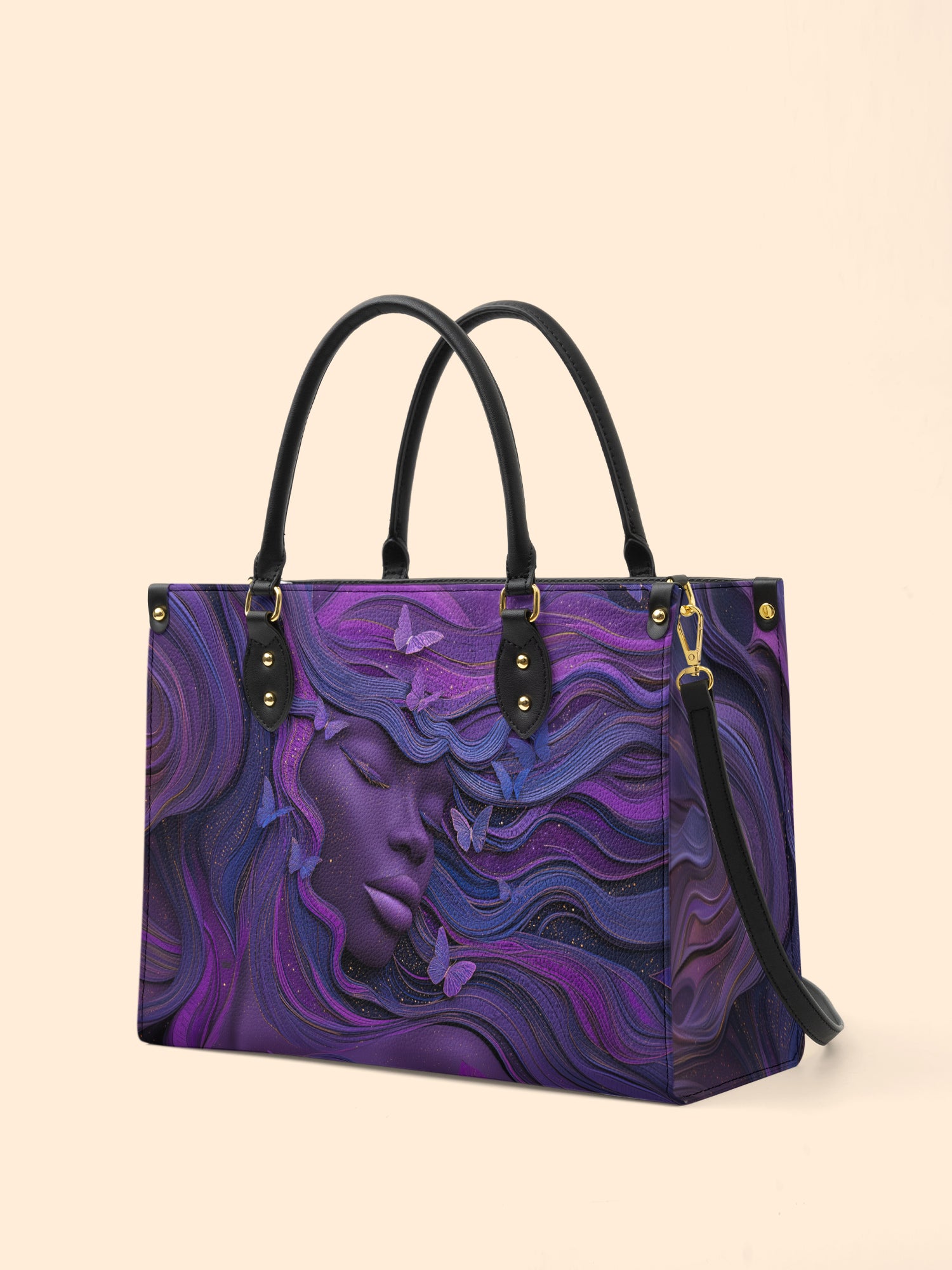 Lush Aura Premium Leather Handbag QR0TD231