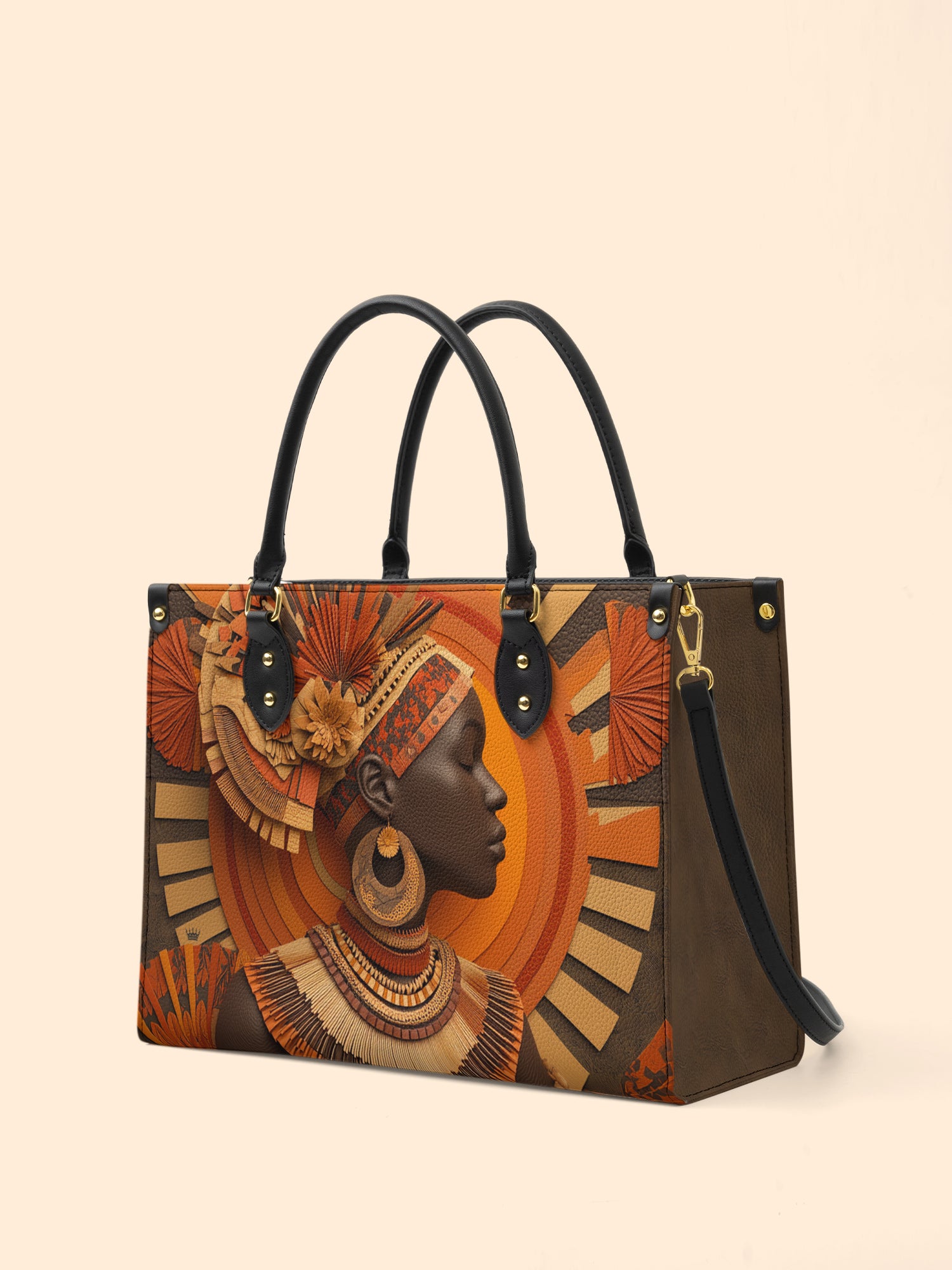 Heritage Crown Premium Leather Handbag QR0TD248