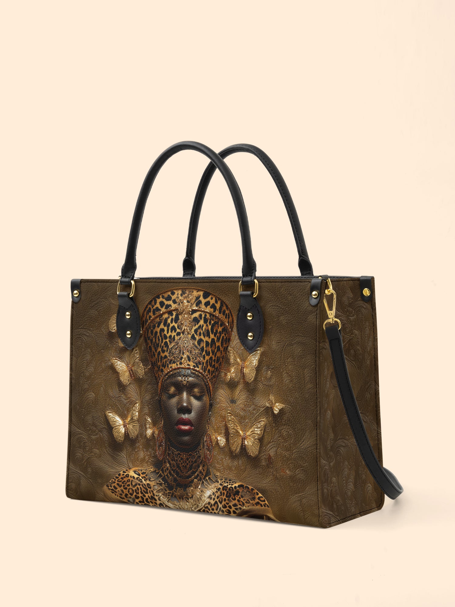 Angelic Affluence Premium Leather Handbag QR0XD641