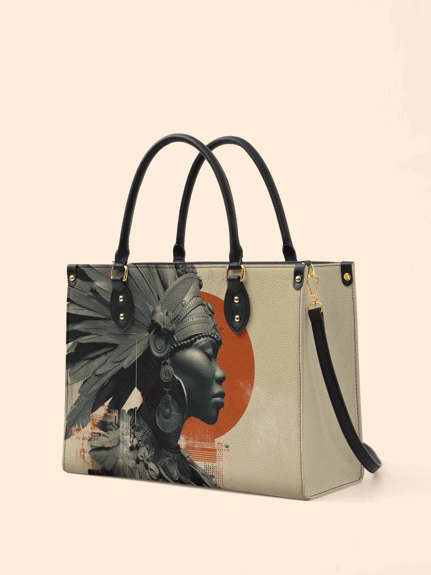 Zulu Warrior Premium Leather Handbag QR0HH139