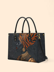 Adinkra Essence Premium Leather Handbag QR0XD456