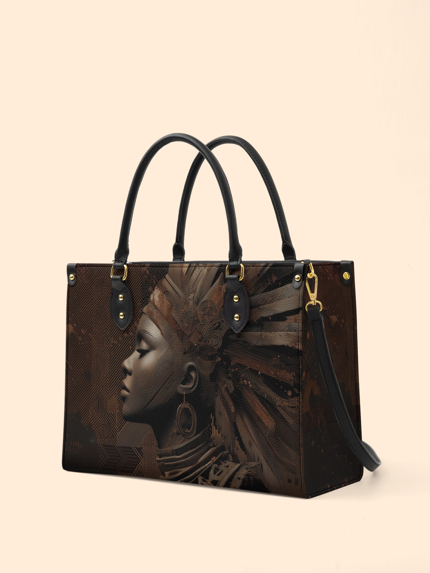 Maasai Nomad Premium Leather Handbag QR0HH138