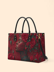 Rose Passion Premium Leather Handbag QR0HH130