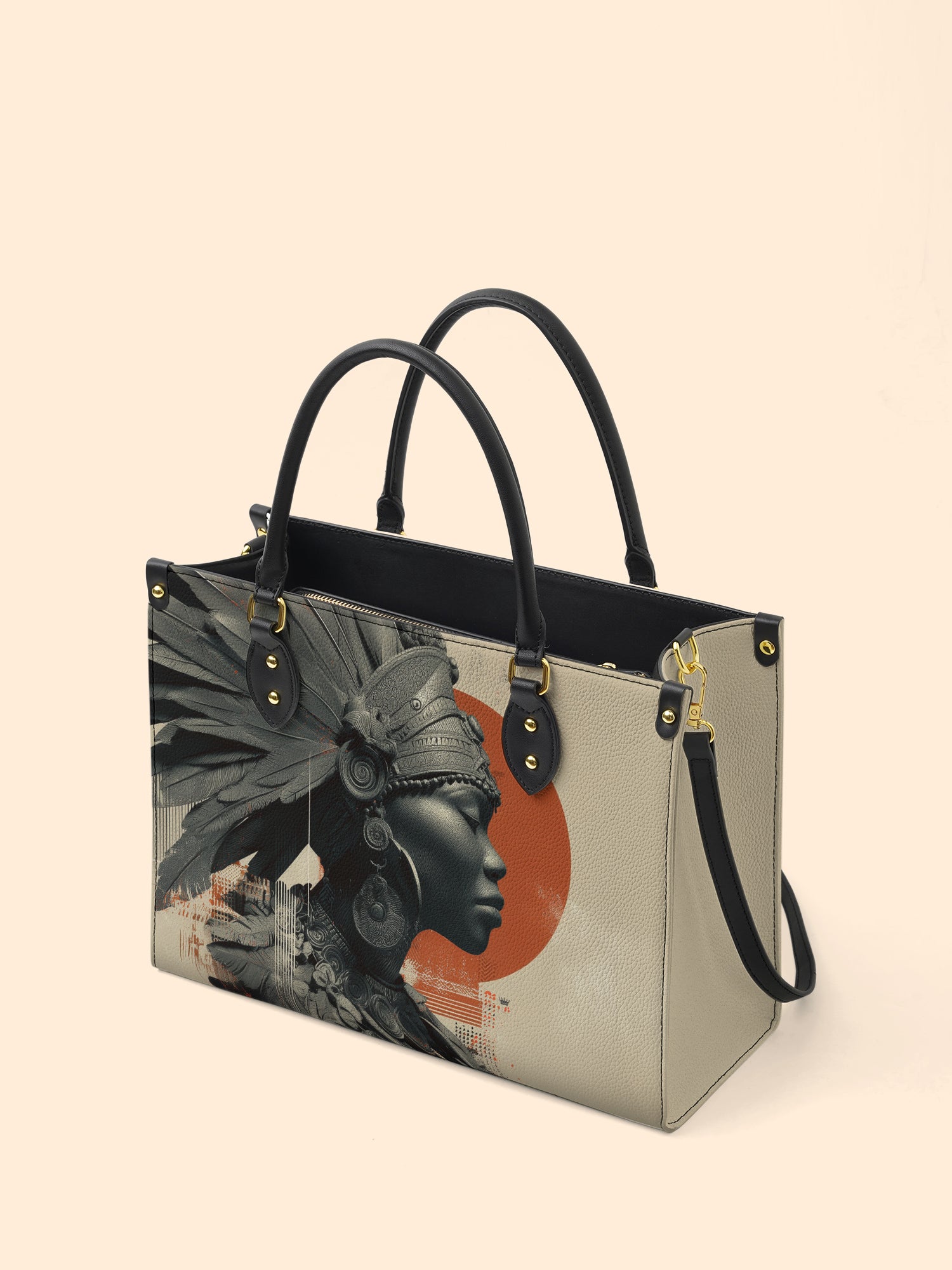 Zulu Warrior Premium Leather Handbag QR0HH139