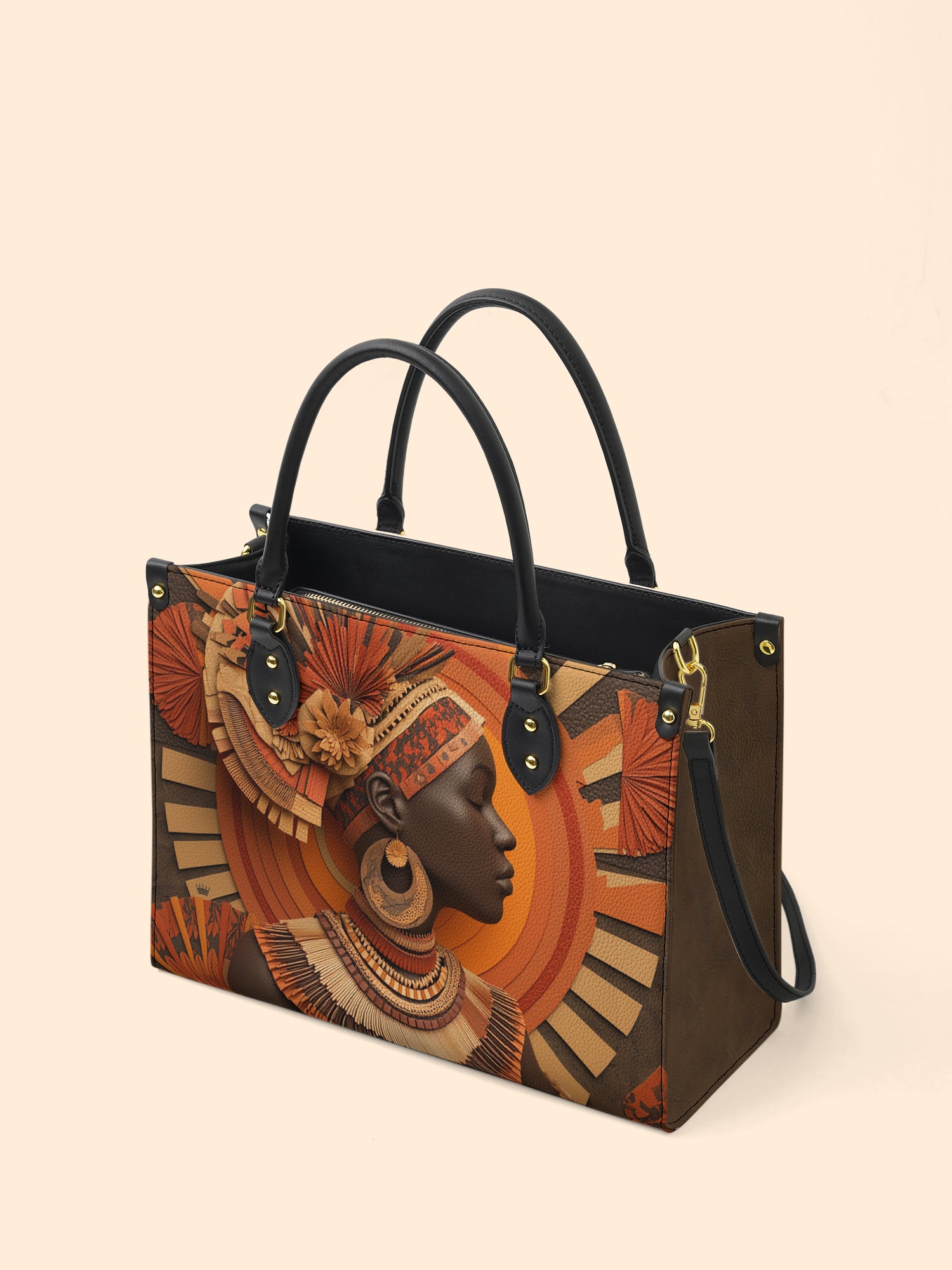 Heritage Crown Premium Leather Handbag QR0TD248