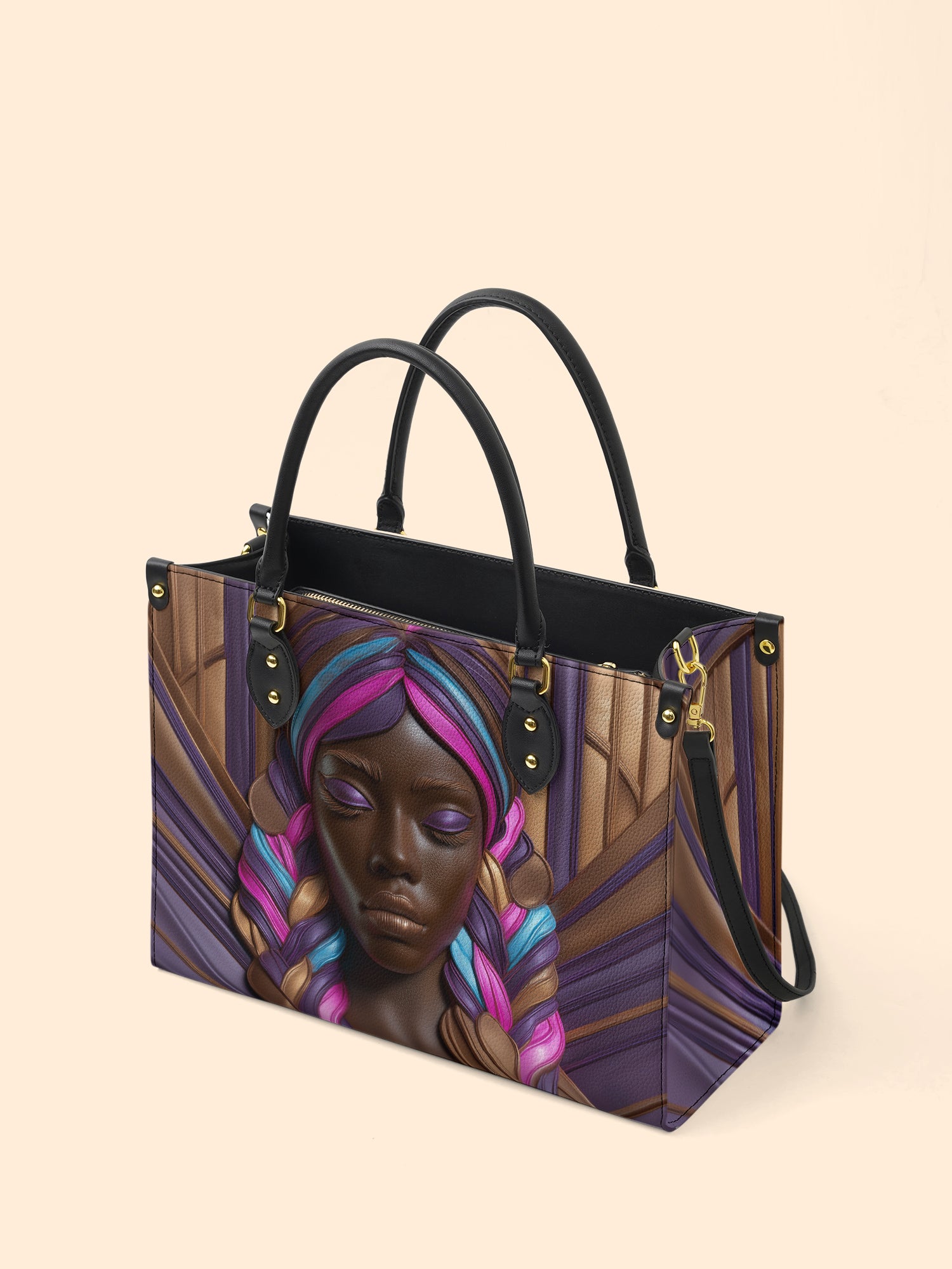 Violet Soul Premium Leather Handbag QR0TD237