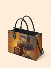 Ebon Grace Premium Leather Handbag QR0HH086