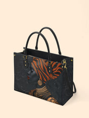 Adinkra Essence Premium Leather Handbag QR0XD456