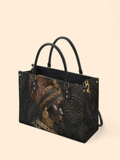 Ancestral Weave Premium Leather Handbag QR0XD453