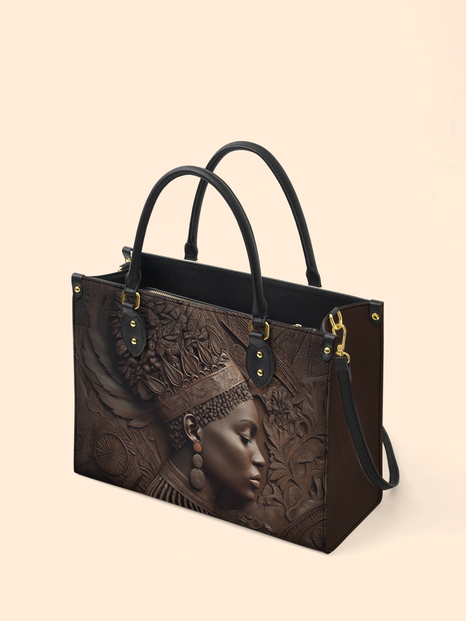 Back To Africa Premium Leather Handbag QR0XD410
