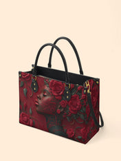 Rose Passion Premium Leather Handbag QR0HH130