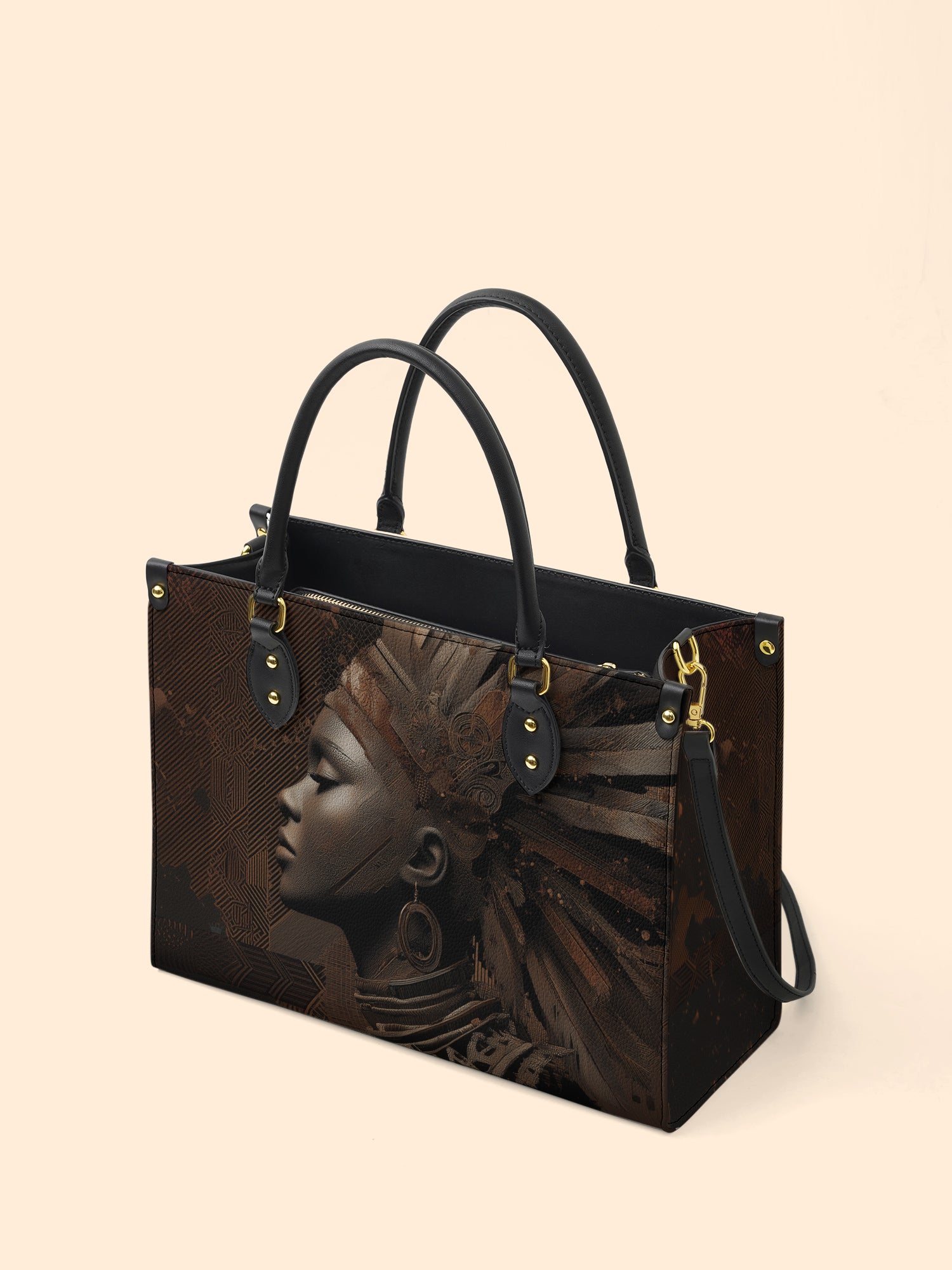 Maasai Nomad Premium Leather Handbag QR0HH138