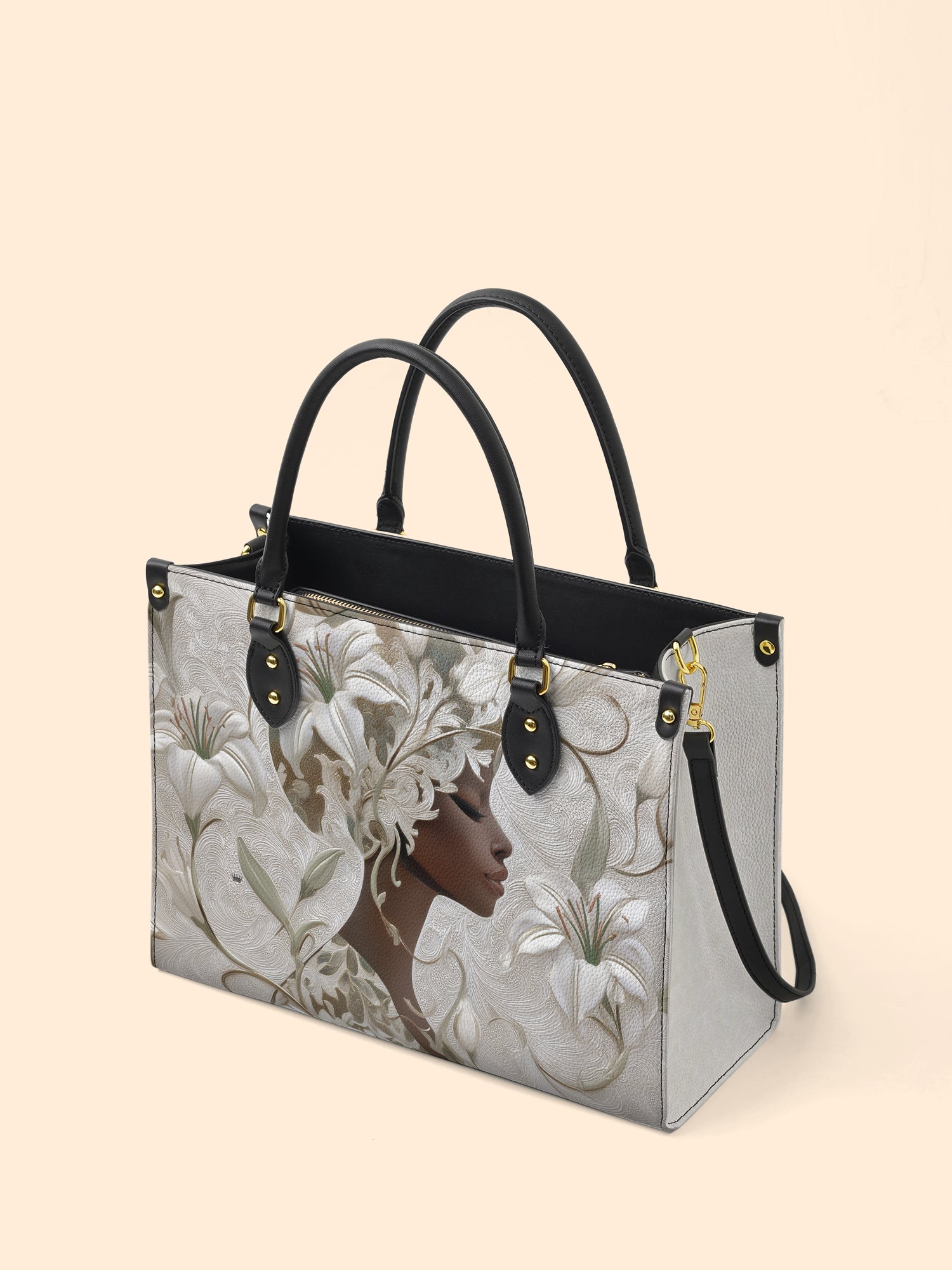 Lily Royalty Premium Leather Handbag QR0HH127