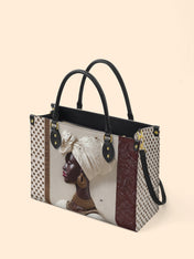 Ivory Luxe Premium Leather Handbag QR0XD569