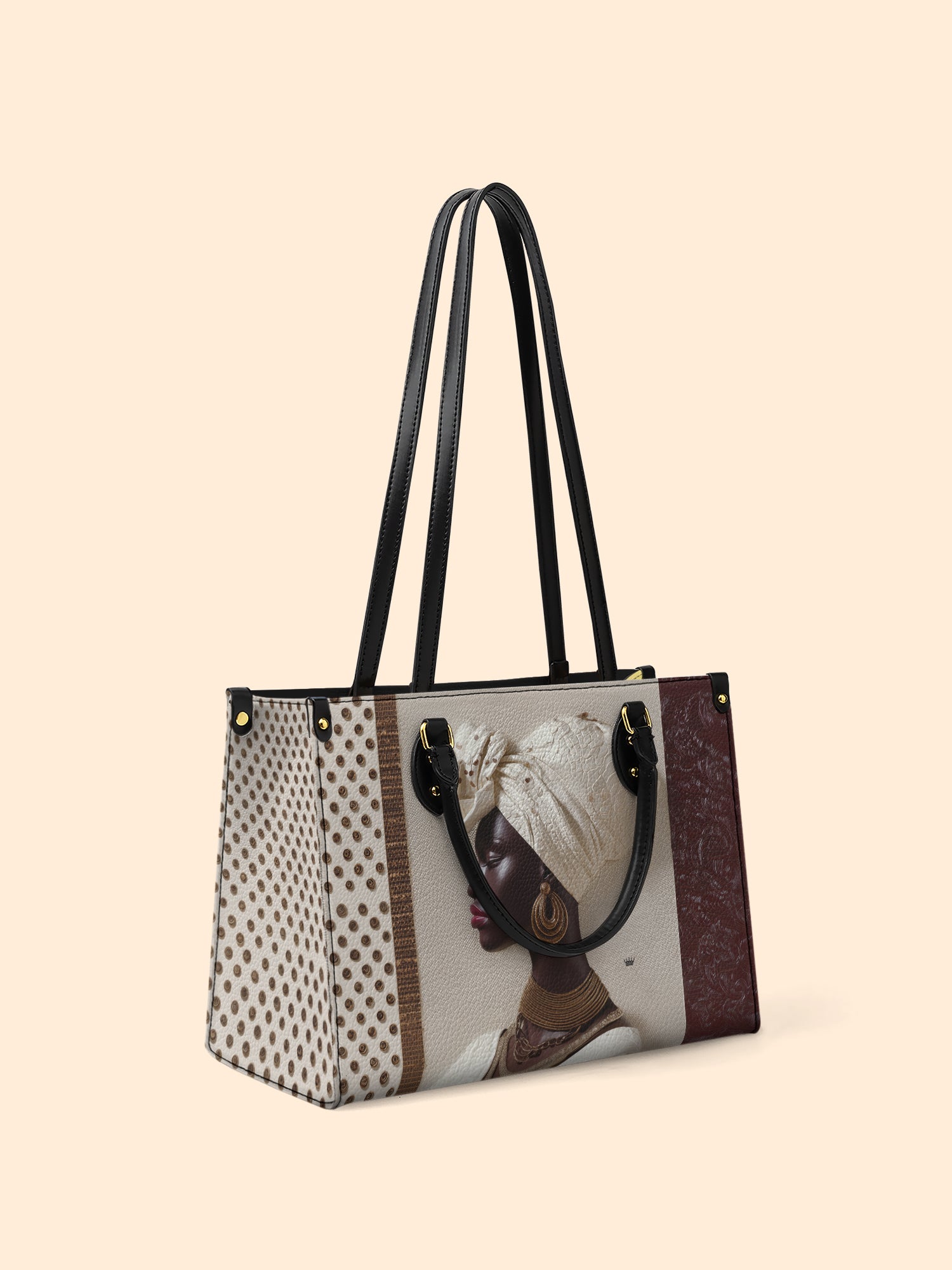 Ivory Luxe Premium Leather Handbag QR0XD569