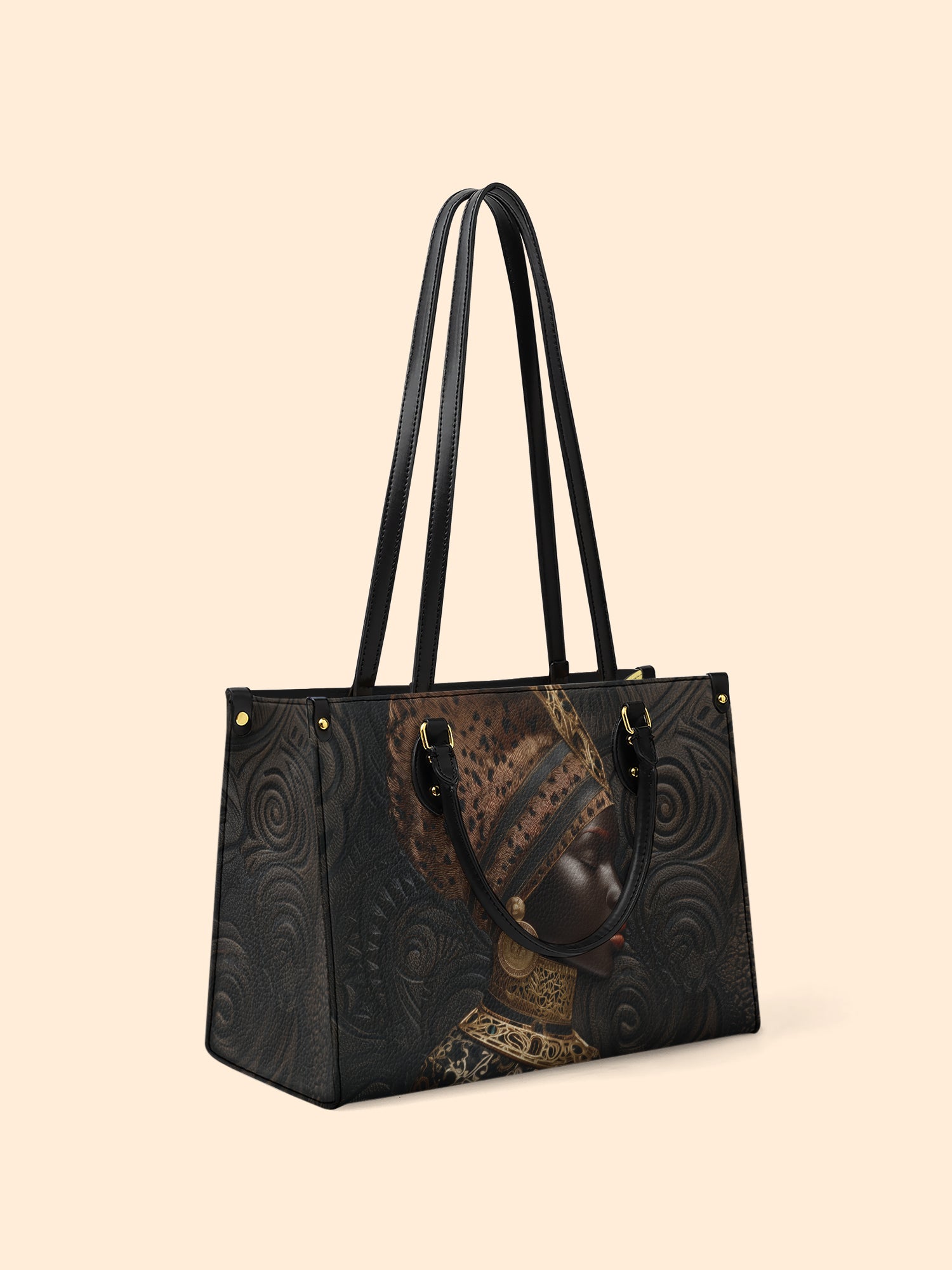 Ancestral Weave Premium Leather Handbag QR0XD453