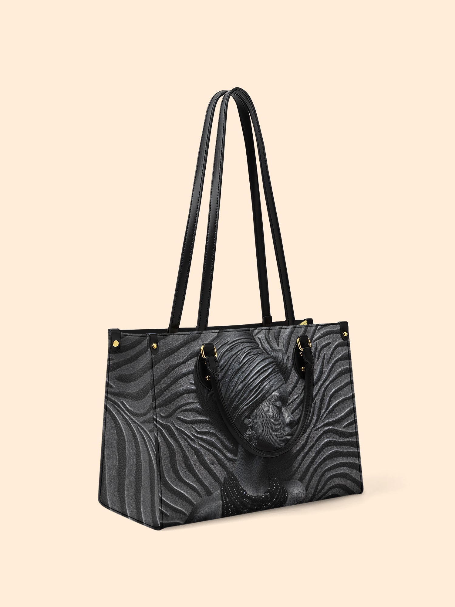 Midnight Crown Premium Leather Handbag QR0TV140