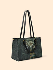 Emerald Cherokee Rose Premium Leather Handbag QR0XD333