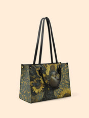 Sunflower Radiance Premium Leather Handbag QR0HH131