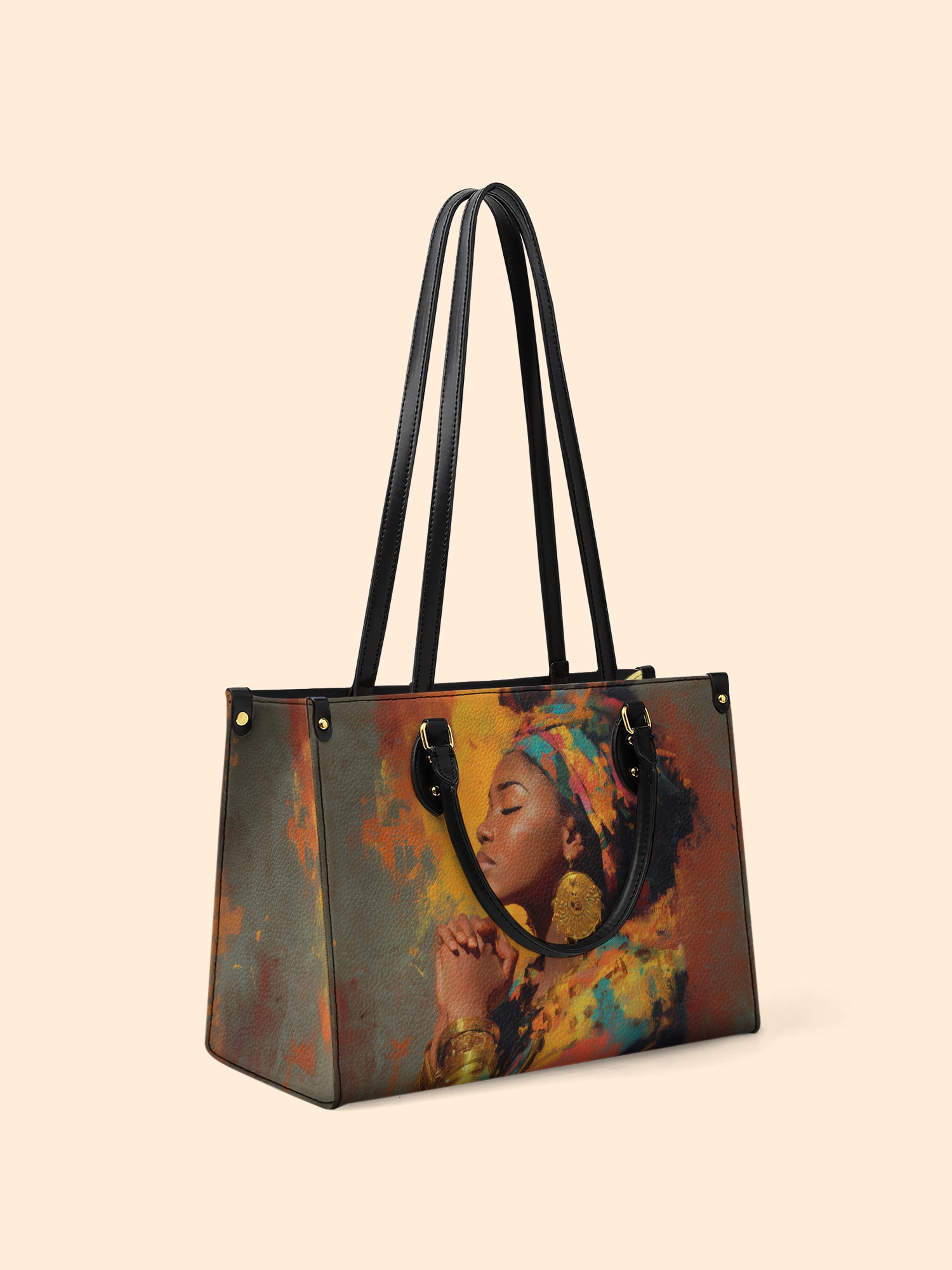 Soulful Prayer Premium Leather Handbag QR0HH089