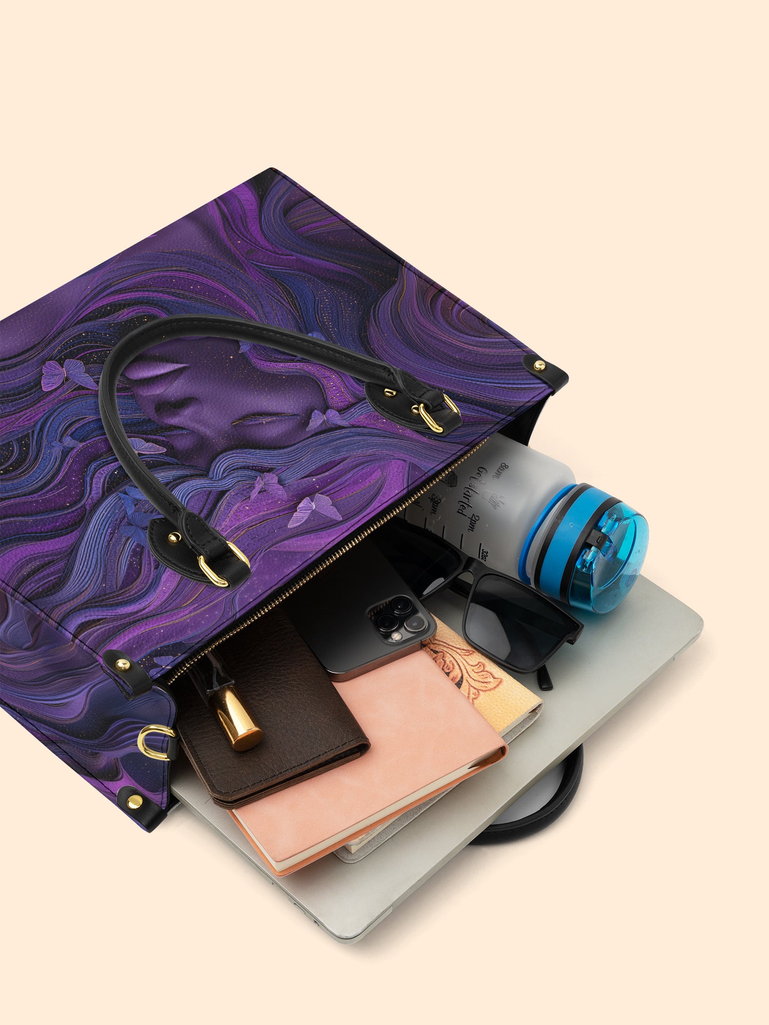 Lush Aura Premium Leather Handbag QR0TD231