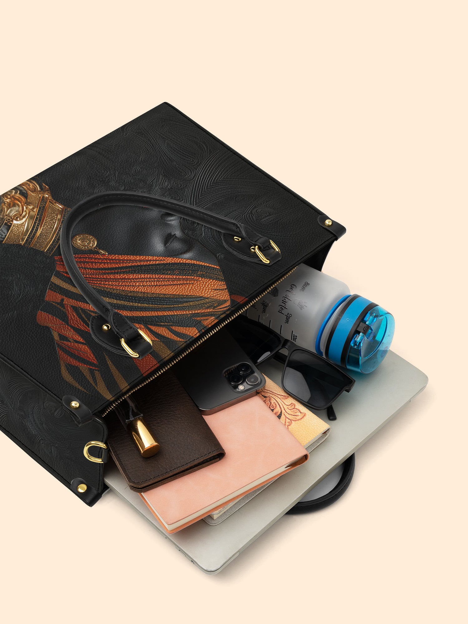 Ancestral Proud Premium Leather Handbag QR0XD457