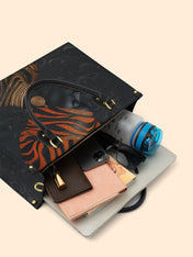 Adinkra Essence Premium Leather Handbag QR0XD456
