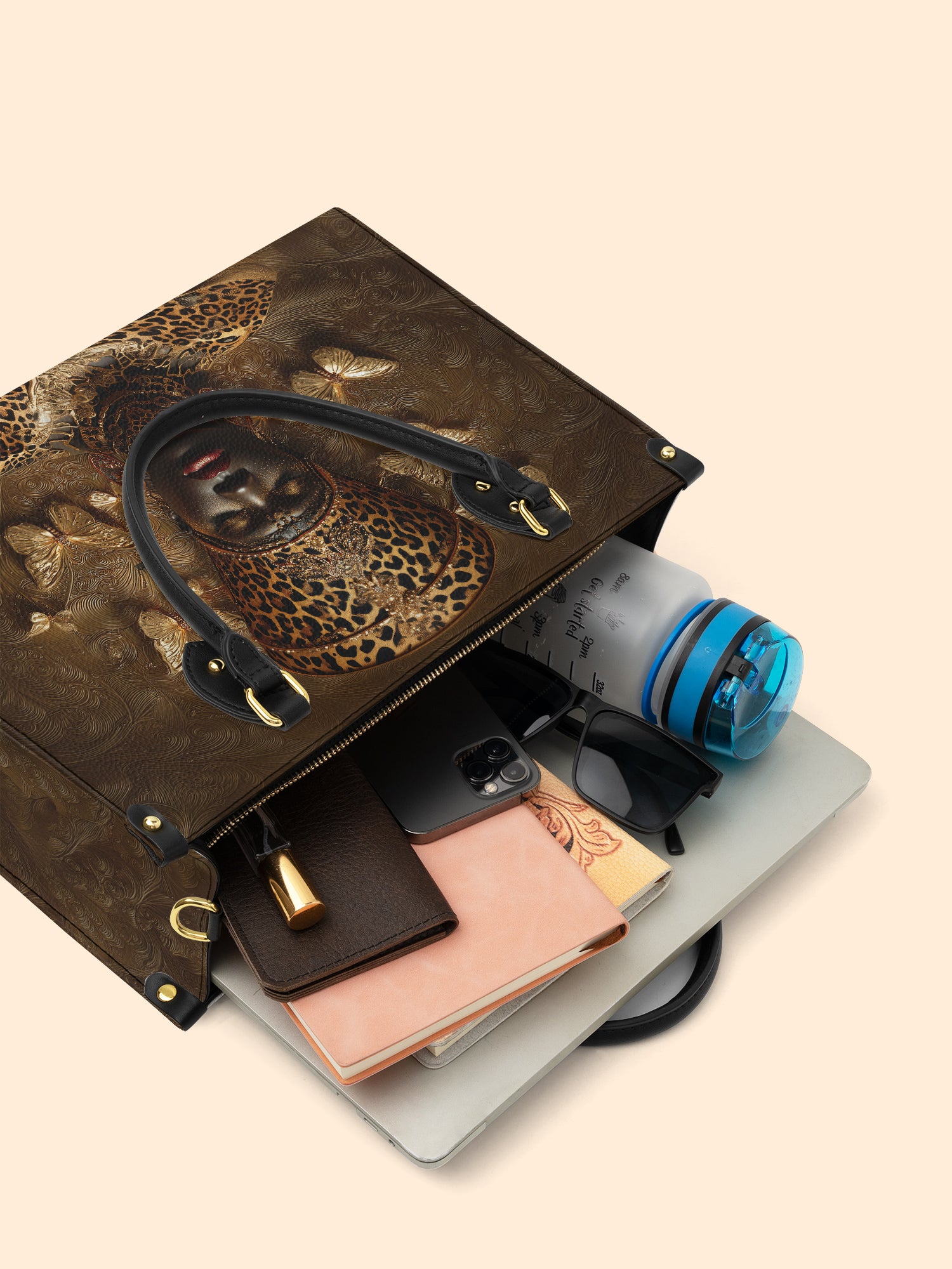 Angelic Affluence Premium Leather Handbag QR0XD641