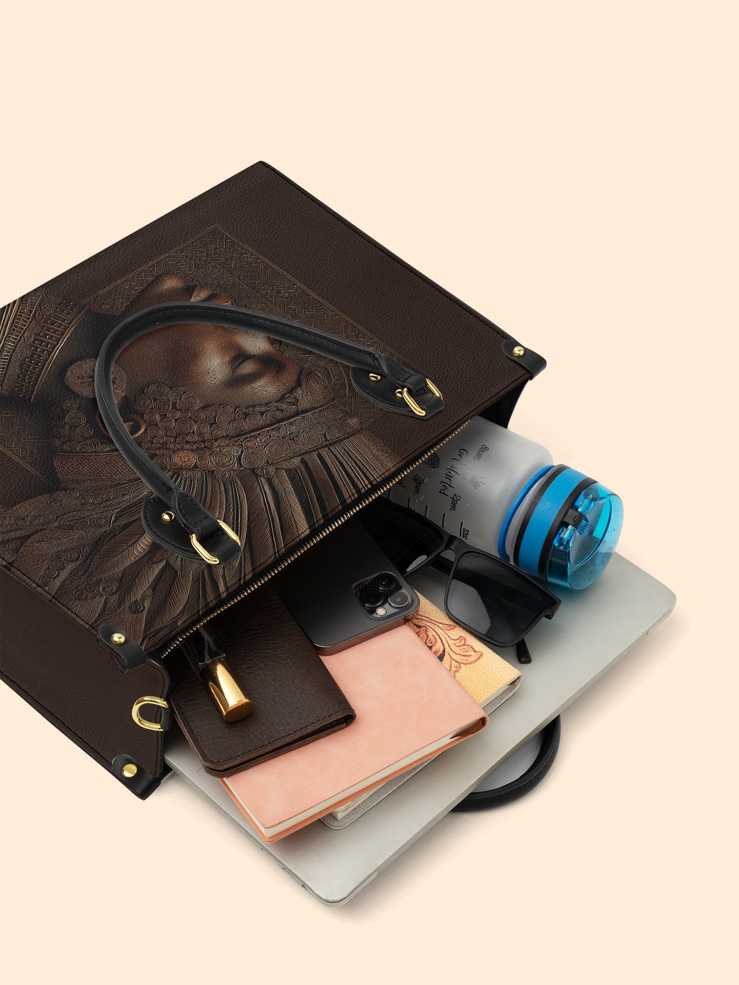 Back To Africa Premium Leather Handbag QR0XD411