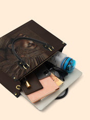 Back To Africa Premium Leather Handbag QR0XD411