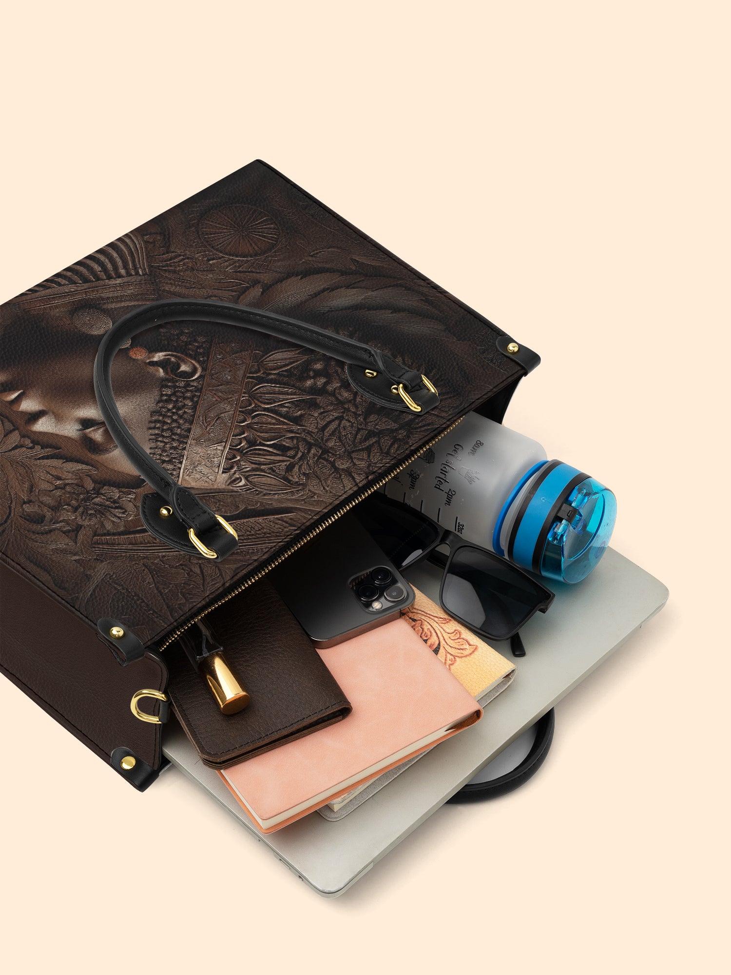 Back To Africa Premium Leather Handbag QR0XD410