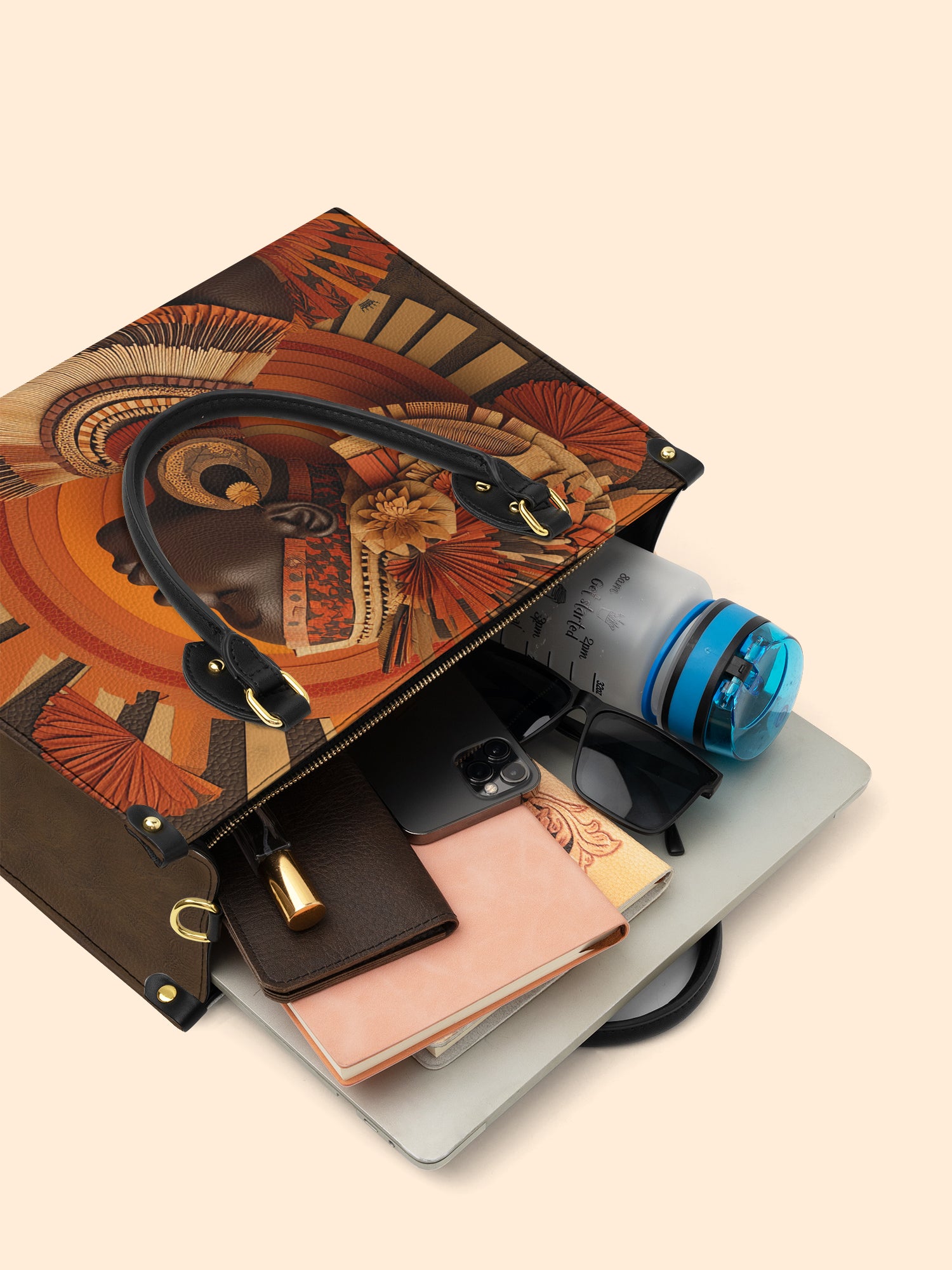 Heritage Crown Premium Leather Handbag QR0TD248