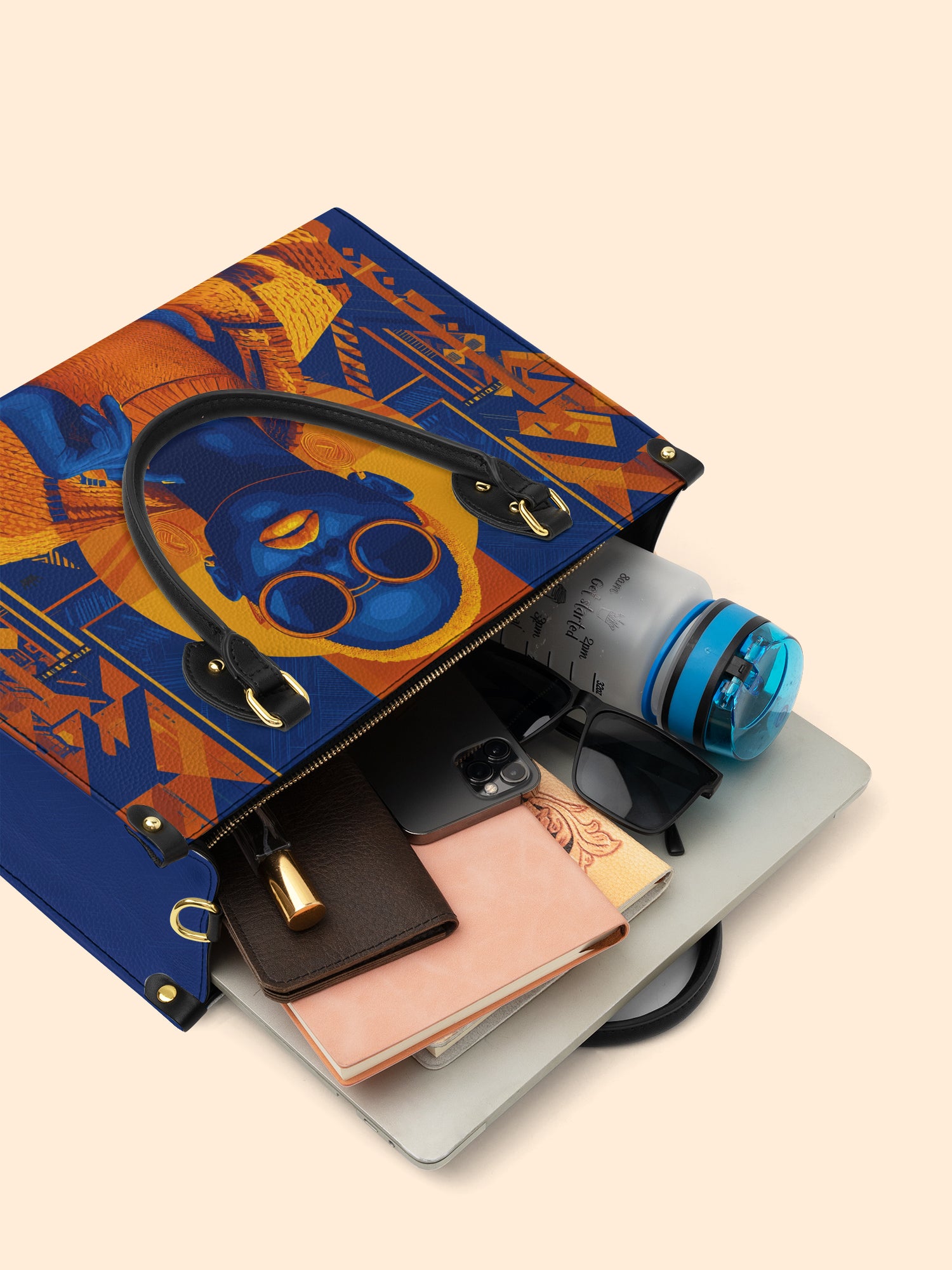 Fade Rebel Premium Leather Handbag QR0TD397