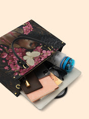 Blossom Queen Premium Leather Handbag QR0HH056