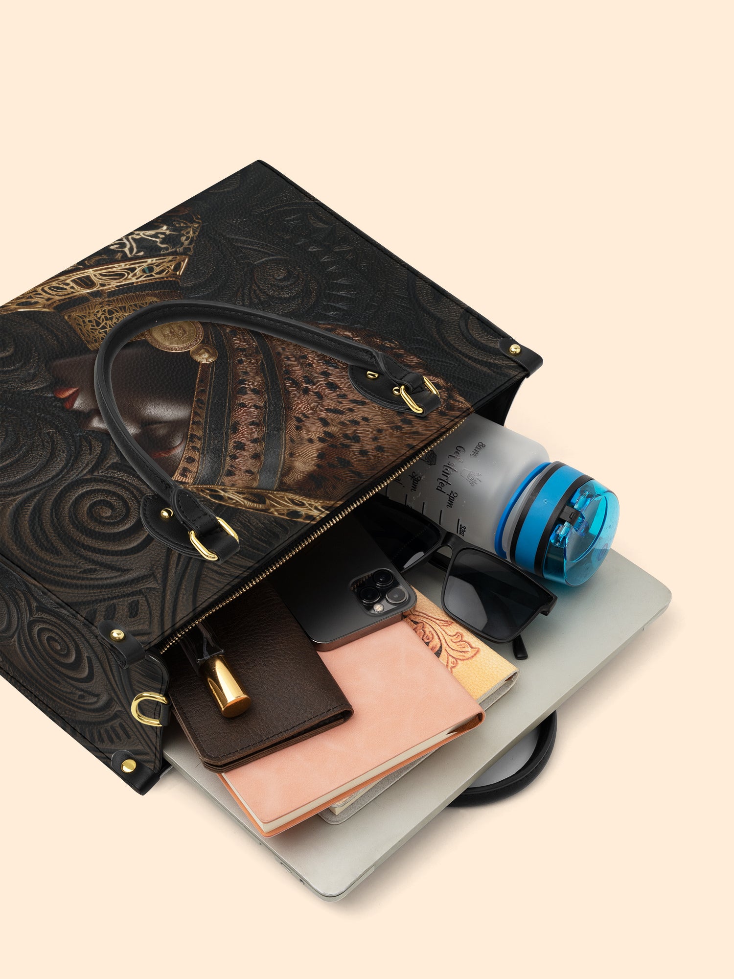 Ancestral Weave Premium Leather Handbag QR0XD453