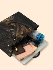 Ancestral Weave Premium Leather Handbag QR0XD453