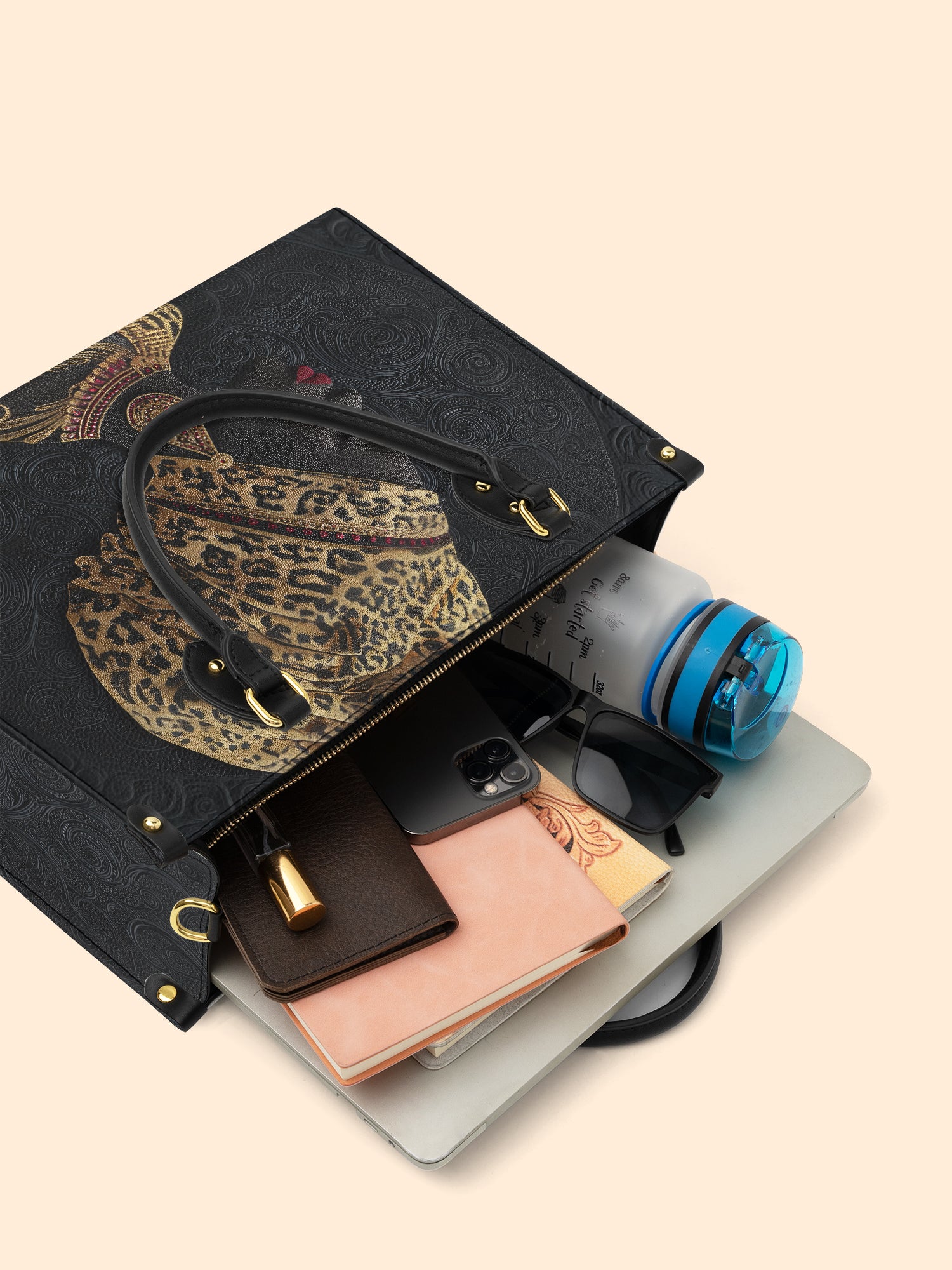 Akila Roots Premium Leather Handbag QR0XD455