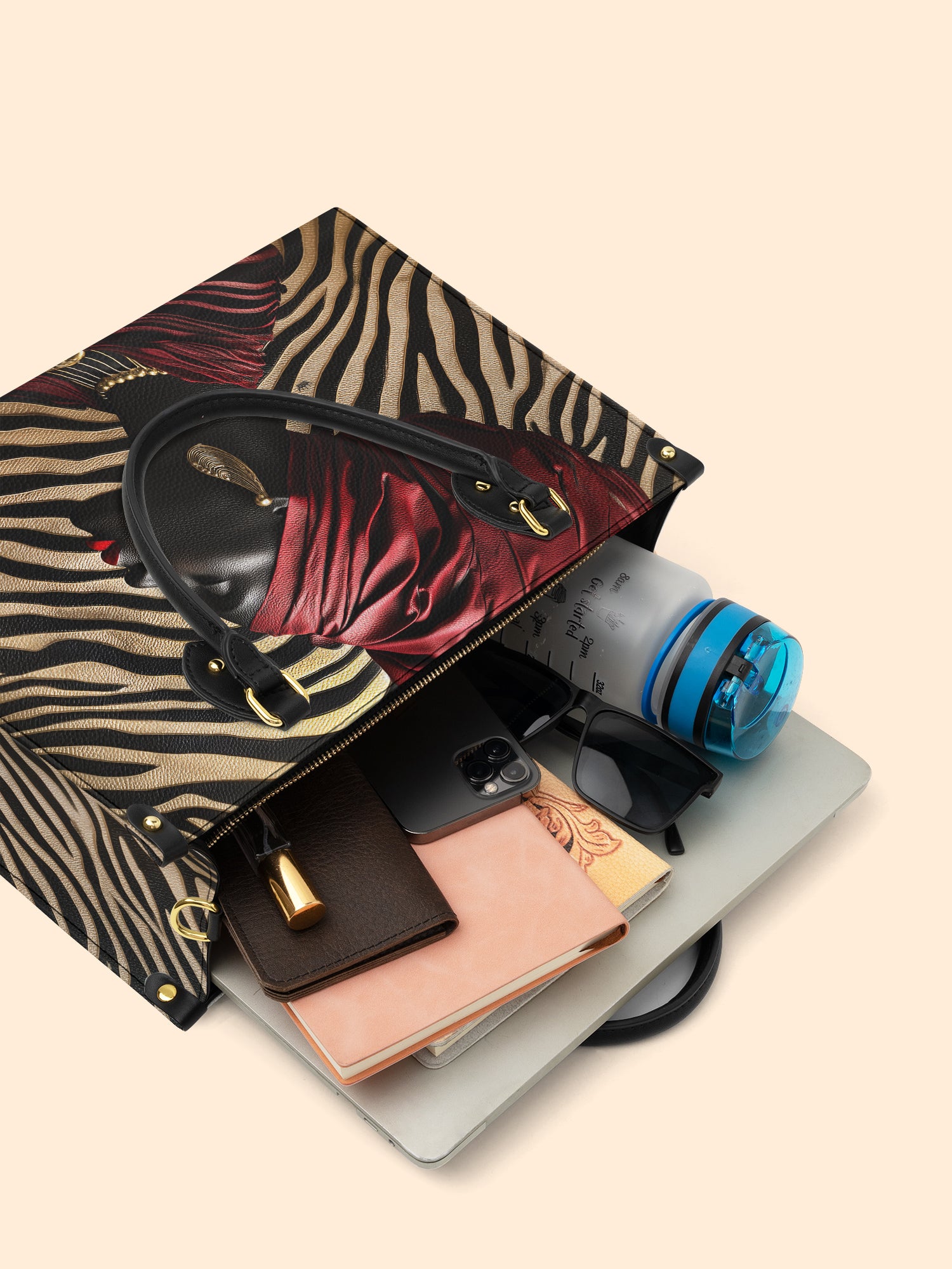 Crimson Reverie Premium Leather Handbag QR0TV131