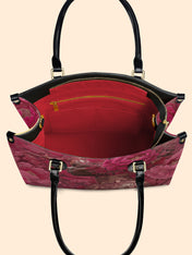 Peony Queen Premium Leather Handbag QR0HH129