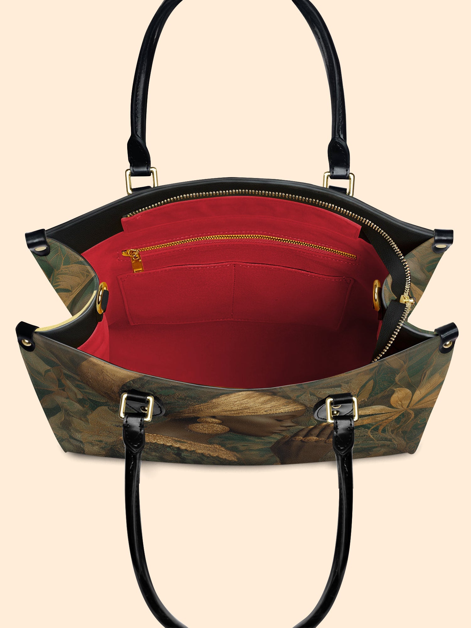 Reverent Spirit Premium Leather Handbag QR0HH088