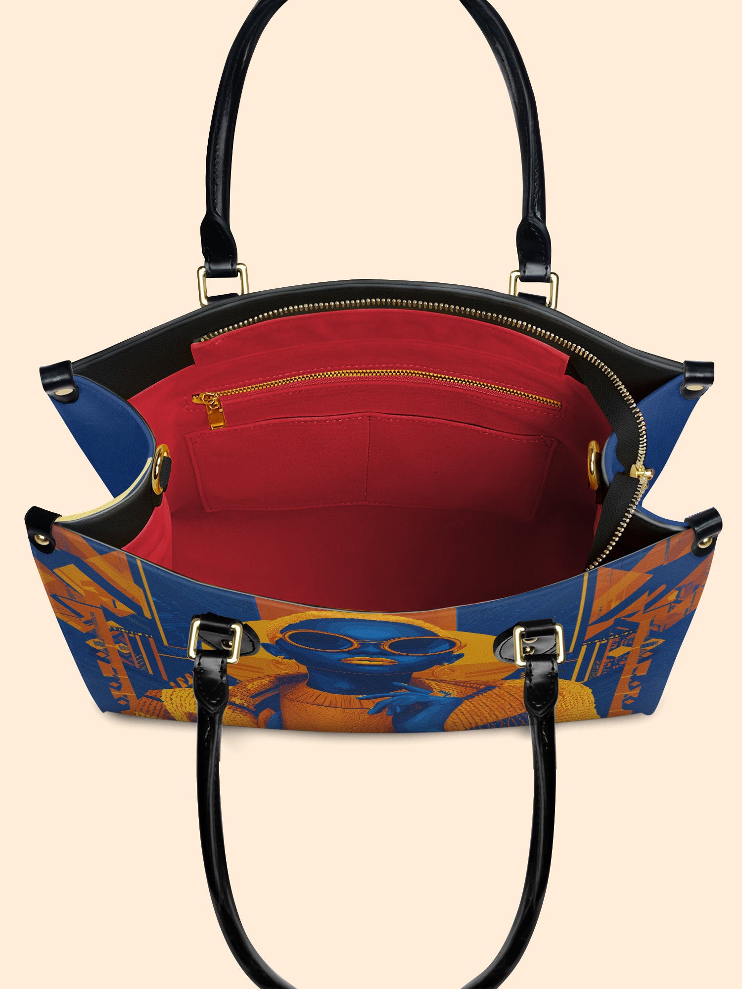 Fade Rebel Premium Leather Handbag QR0TD397