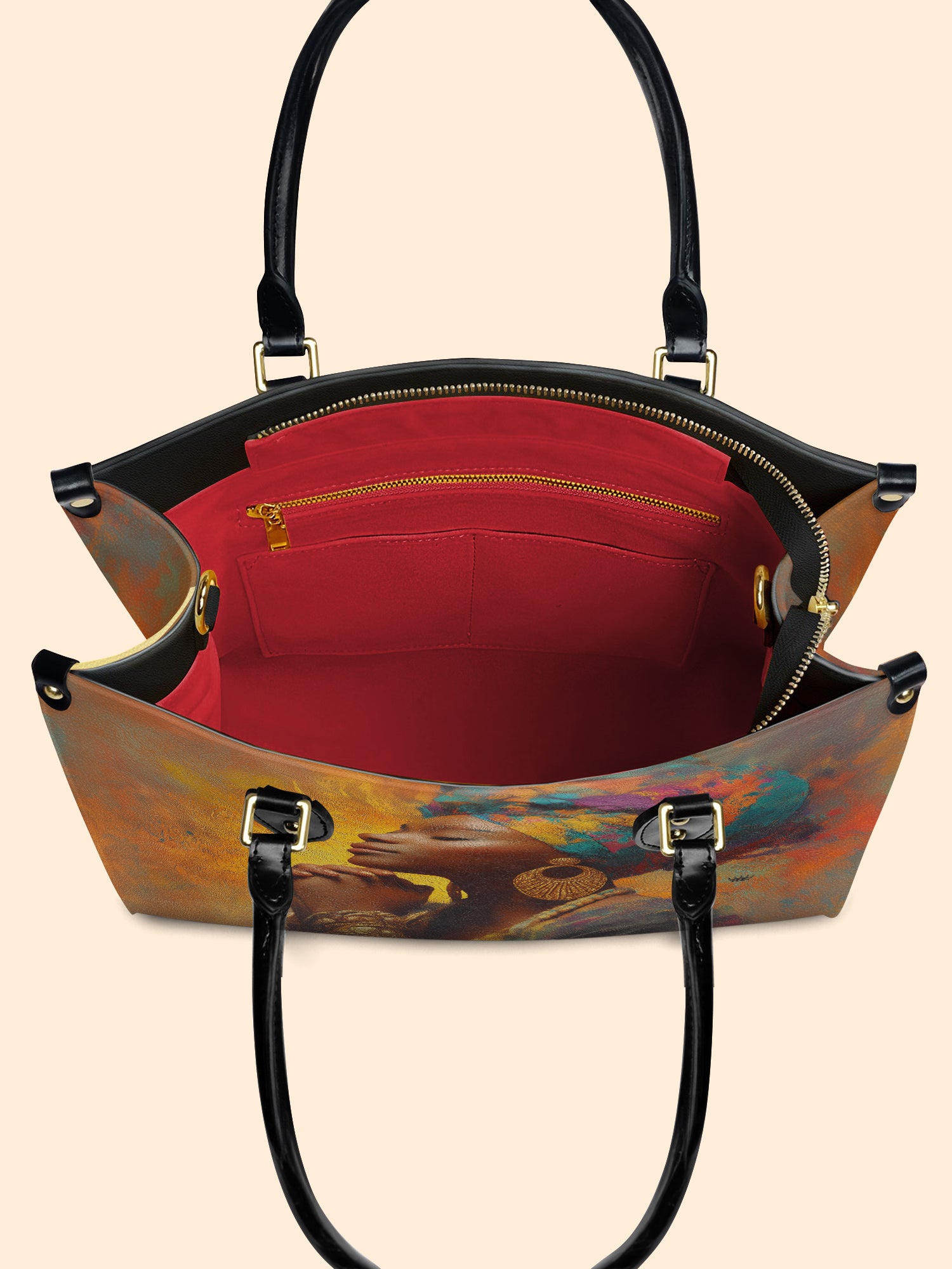 Ebon Grace Premium Leather Handbag QR0HH086