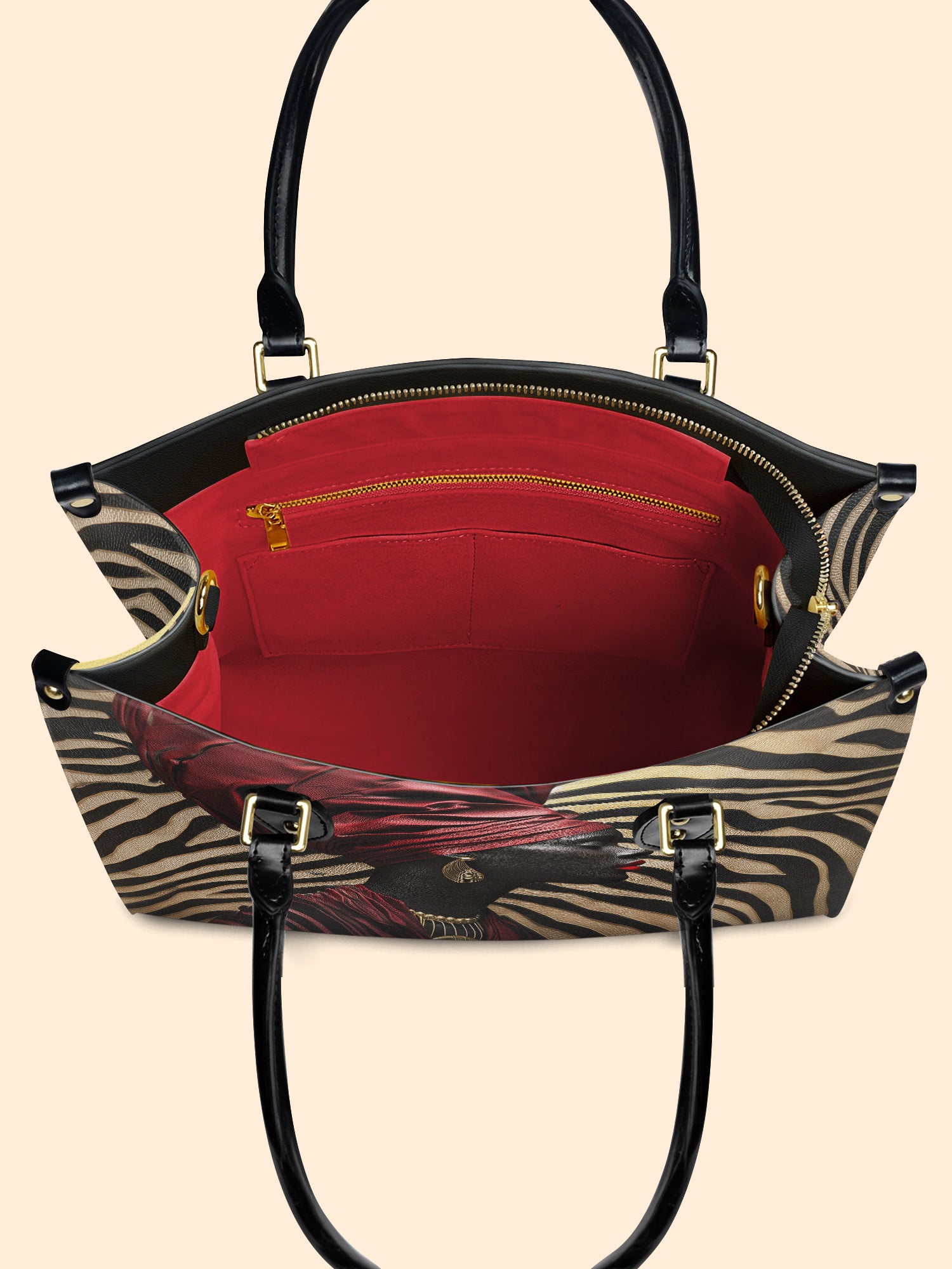 Crimson Reverie Premium Leather Handbag QR0TV131