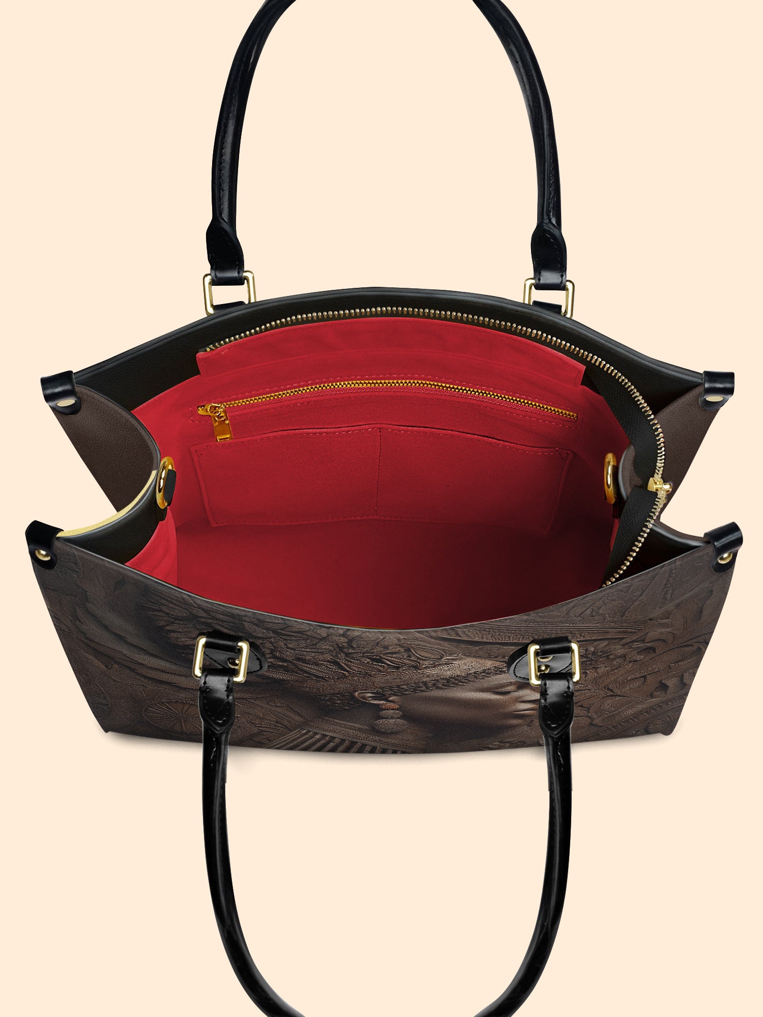 Back To Africa Premium Leather Handbag QR0XD410