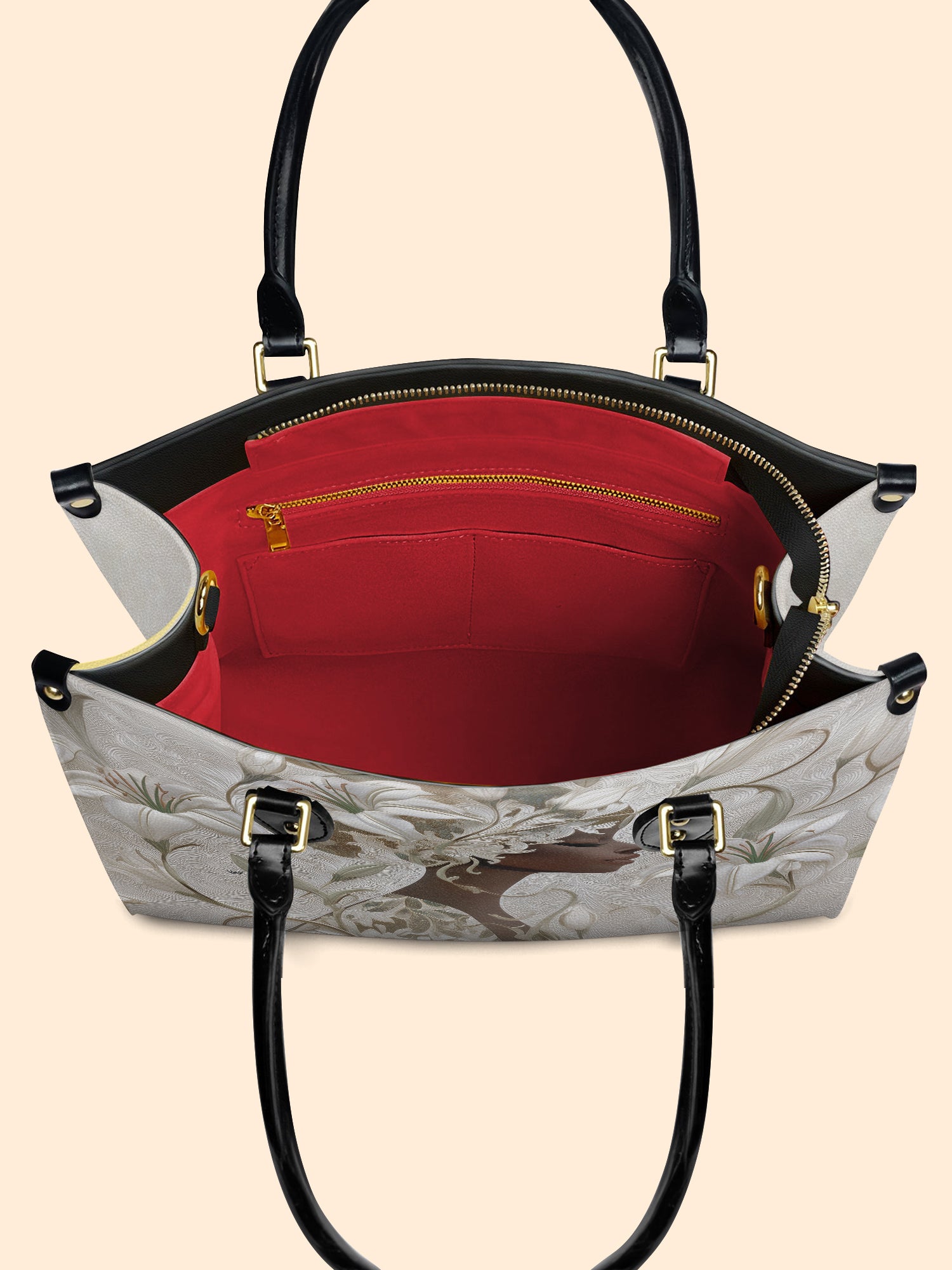 Lily Royalty Premium Leather Handbag QR0HH127