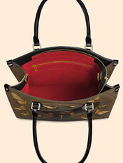 Ancestral Hymn Premium Leather Handbag QR0XD683