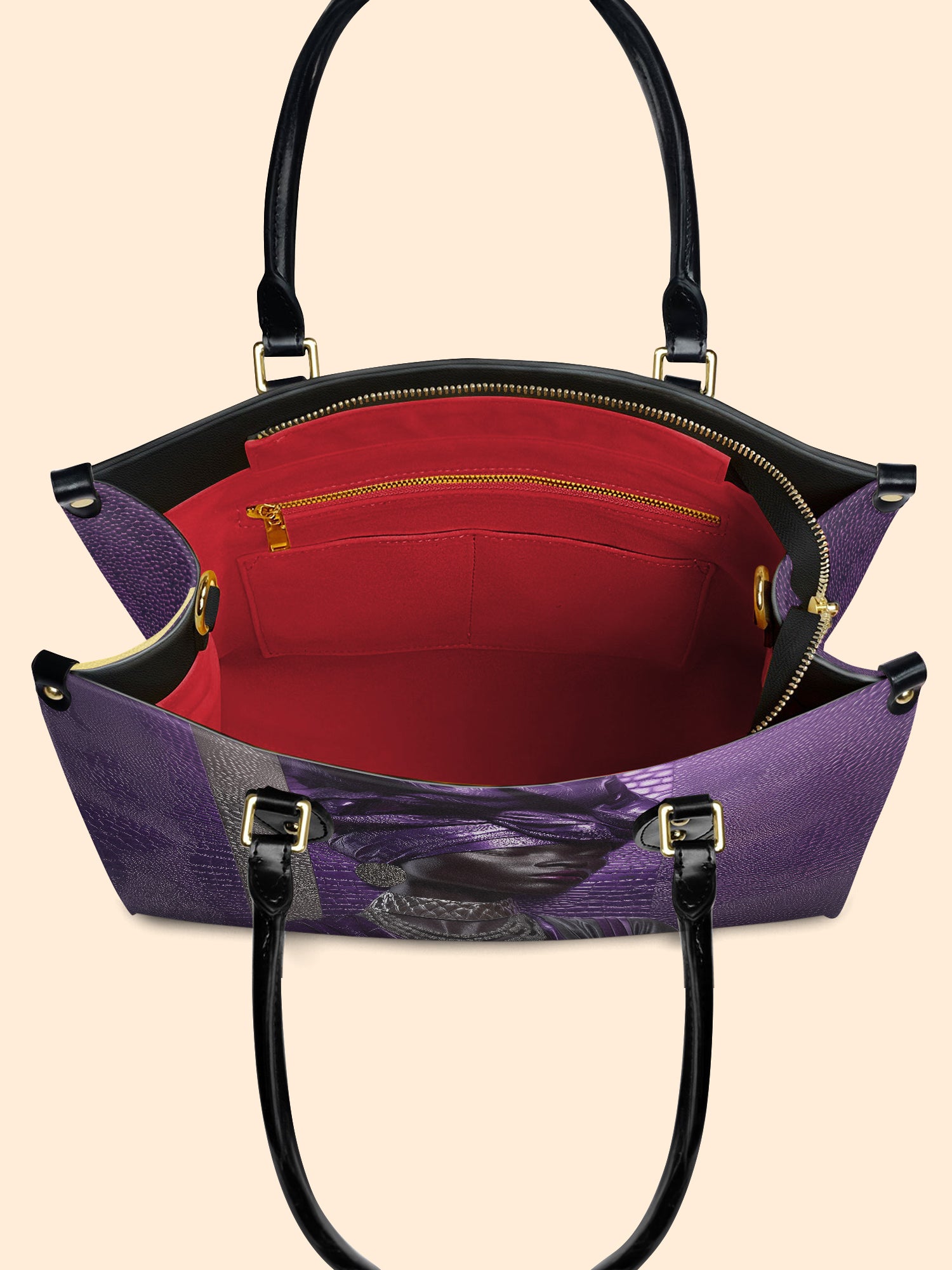 Aveline Noir Premium Leather Handbag QR0XD560