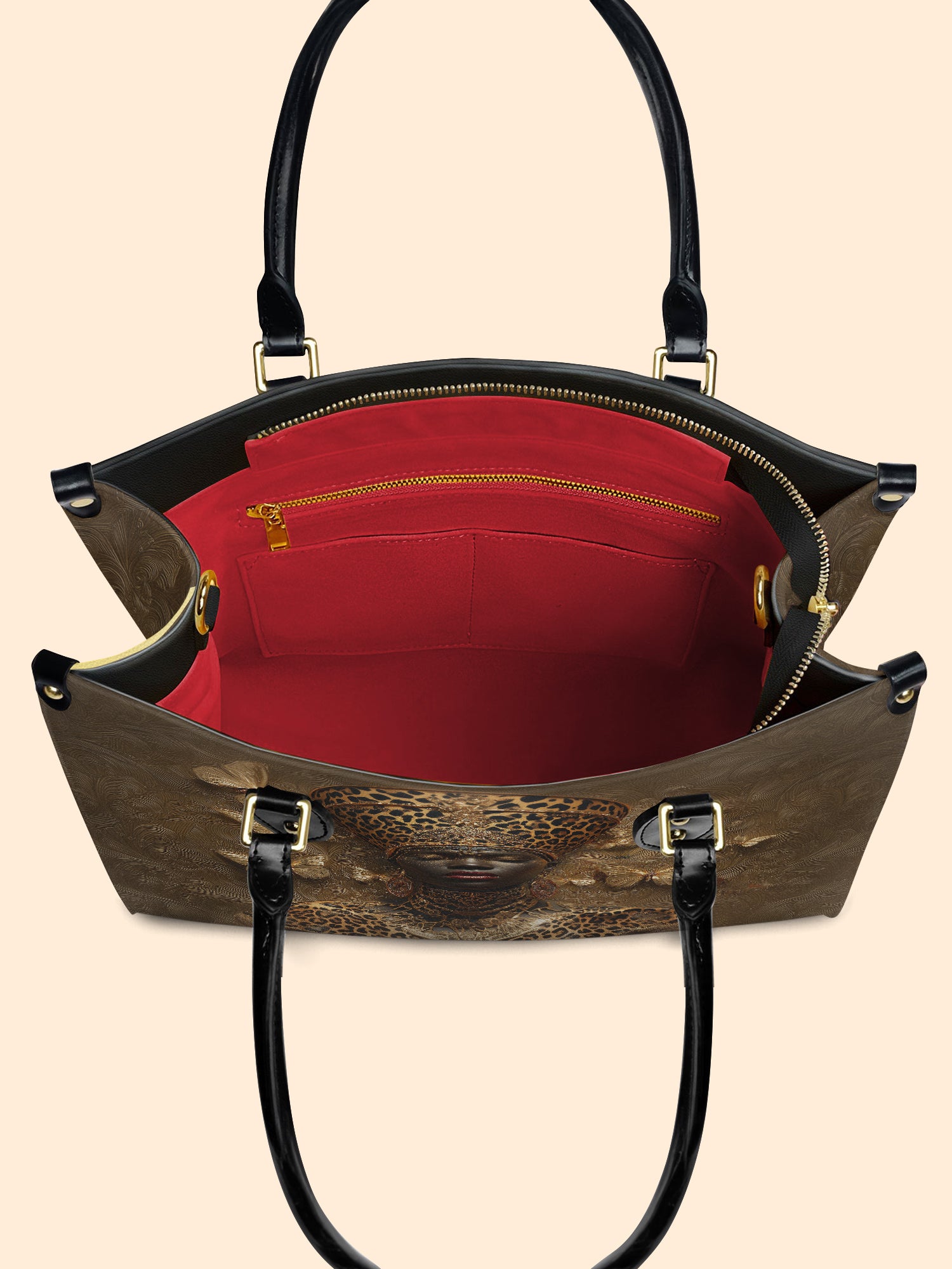 Angelic Affluence Premium Leather Handbag QR0XD641