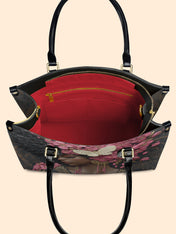 Blossom Queen Premium Leather Handbag QR0HH056
