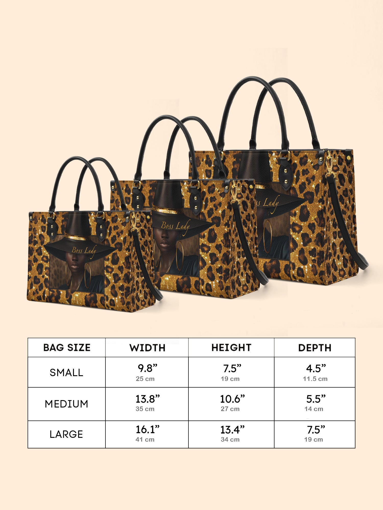 Boss Lady Premium Leather Handbag QR0XD401